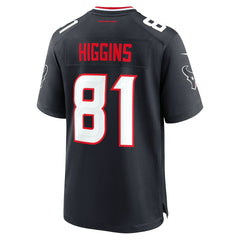 Jayden Higgins Houston Texans Game Jersey - Navy Jerseys