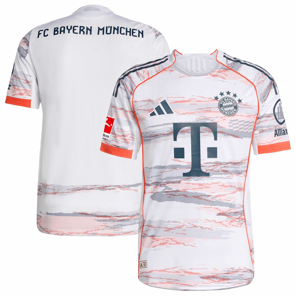 Bayern Munich 2025/26 Away Jersey White - Adidas on sale