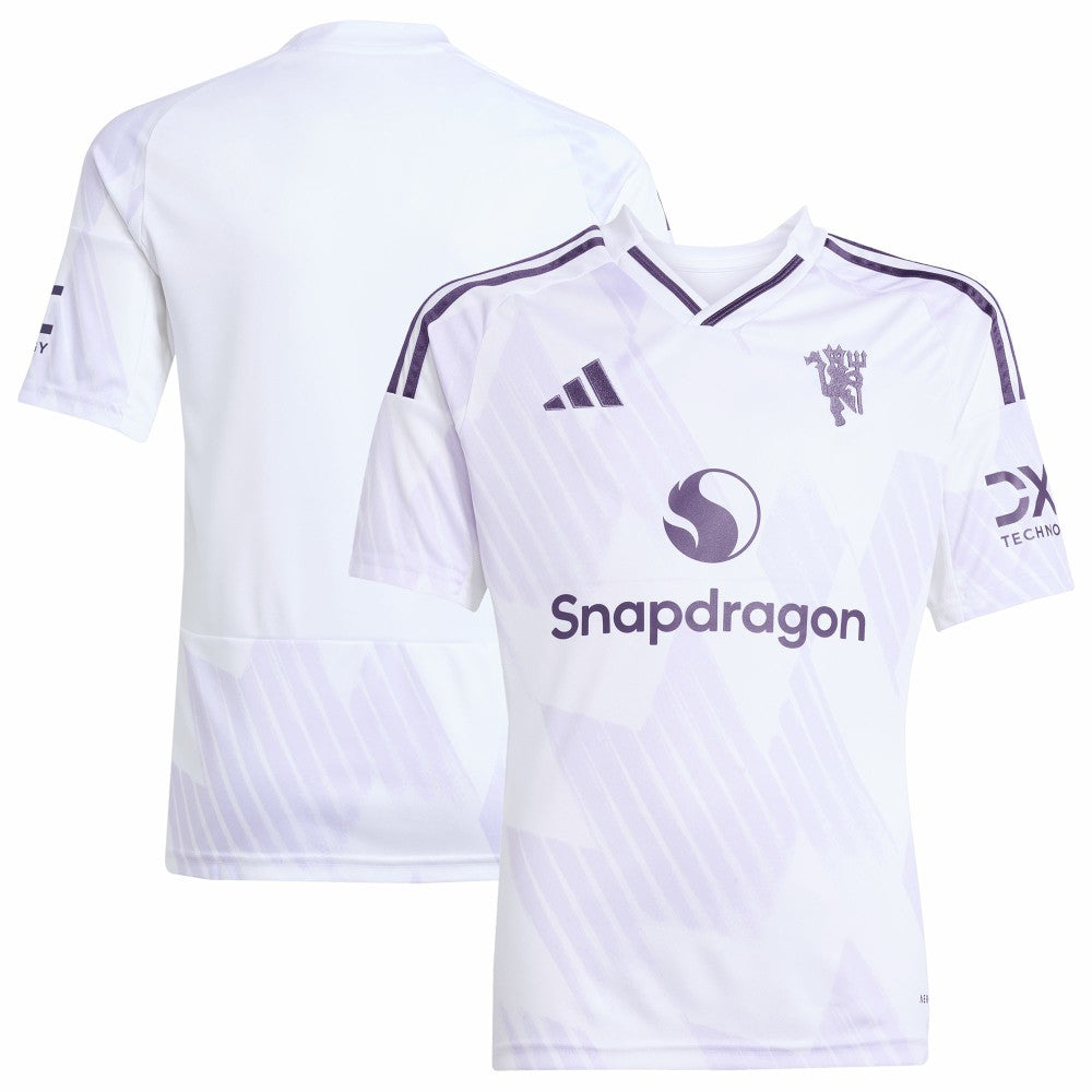 Manchester United Youth 2025/26 Away Replica Jersey White - Adidas online