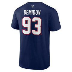 Ivan Demidov Montreal Canadiens Fanatics Authentic Stack Name & Number T-Shirt - Navy | US 203103471
