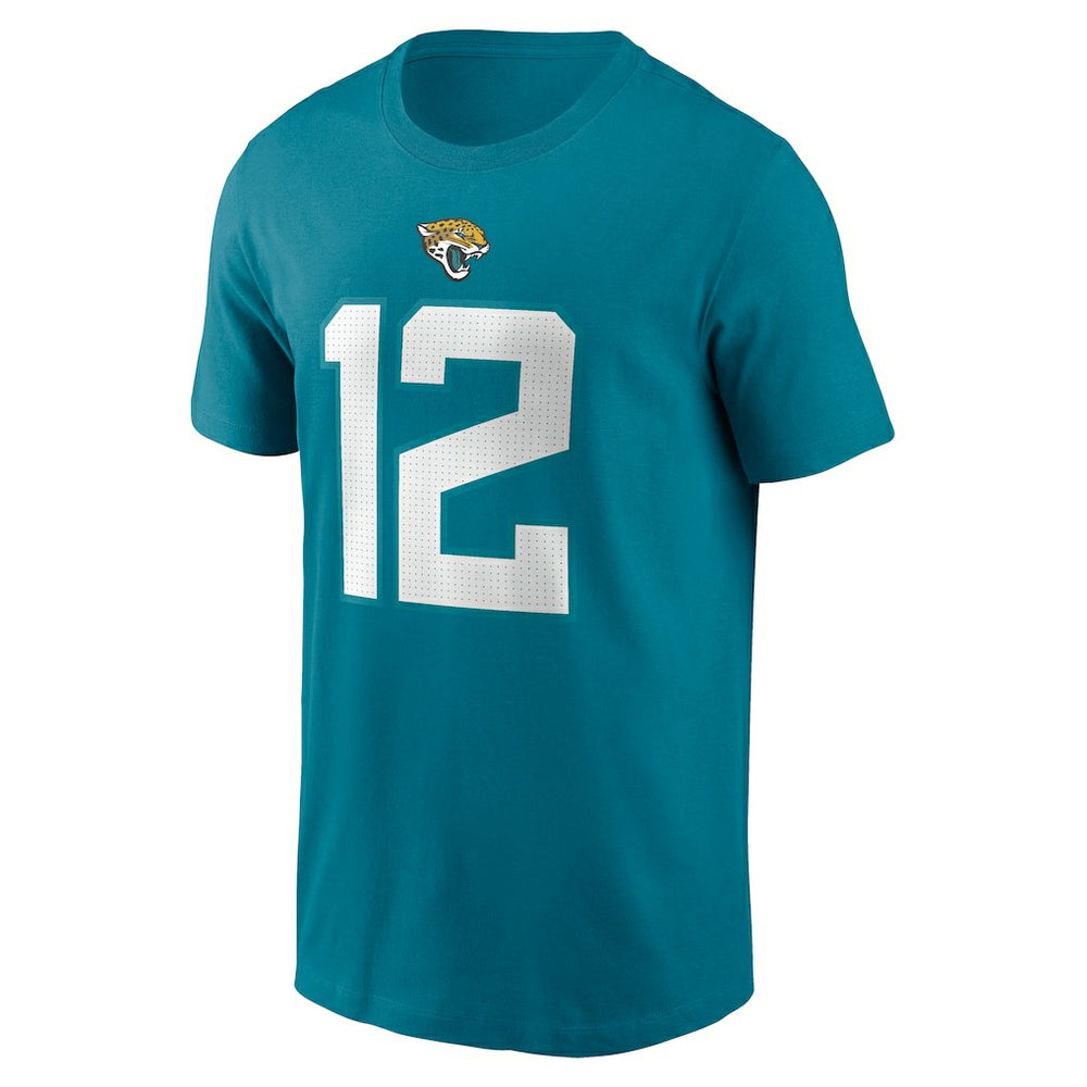 Travis Hunter Jacksonville Jaguars Name & Number T-Shirt - Teal T-shirts