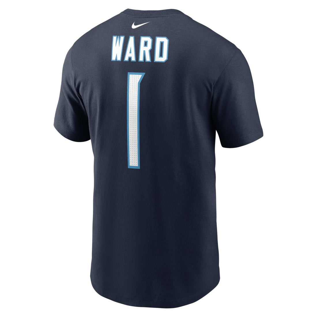 Cameron Ward Tennessee Titans Name & Number T-Shirt - Navy T-shirts
