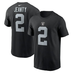 Ashton Jeanty Las Vegas Raiders Name & Number T-Shirt - Black T-shirts