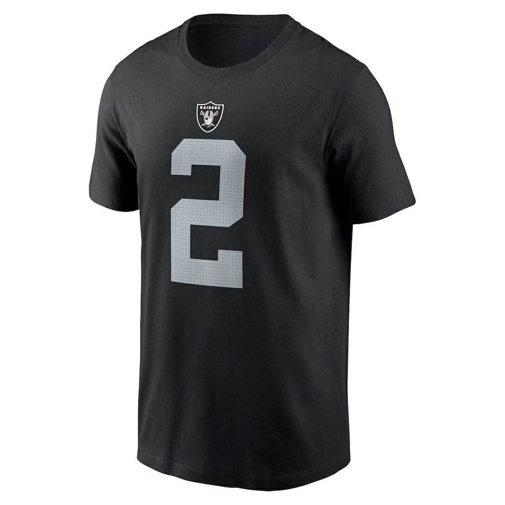 Ashton Jeanty Las Vegas Raiders Name & Number T-Shirt - Black T-shirts