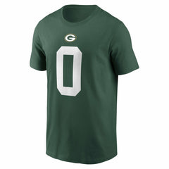Green Bay Packers 2025 NFL Draft First Round Pick No. 23 Name & Number T-Shirt - Green T-shirts