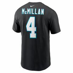 Tetairoa McMillan Carolina Panthers Name & Number T-Shirt - Black T-shirts