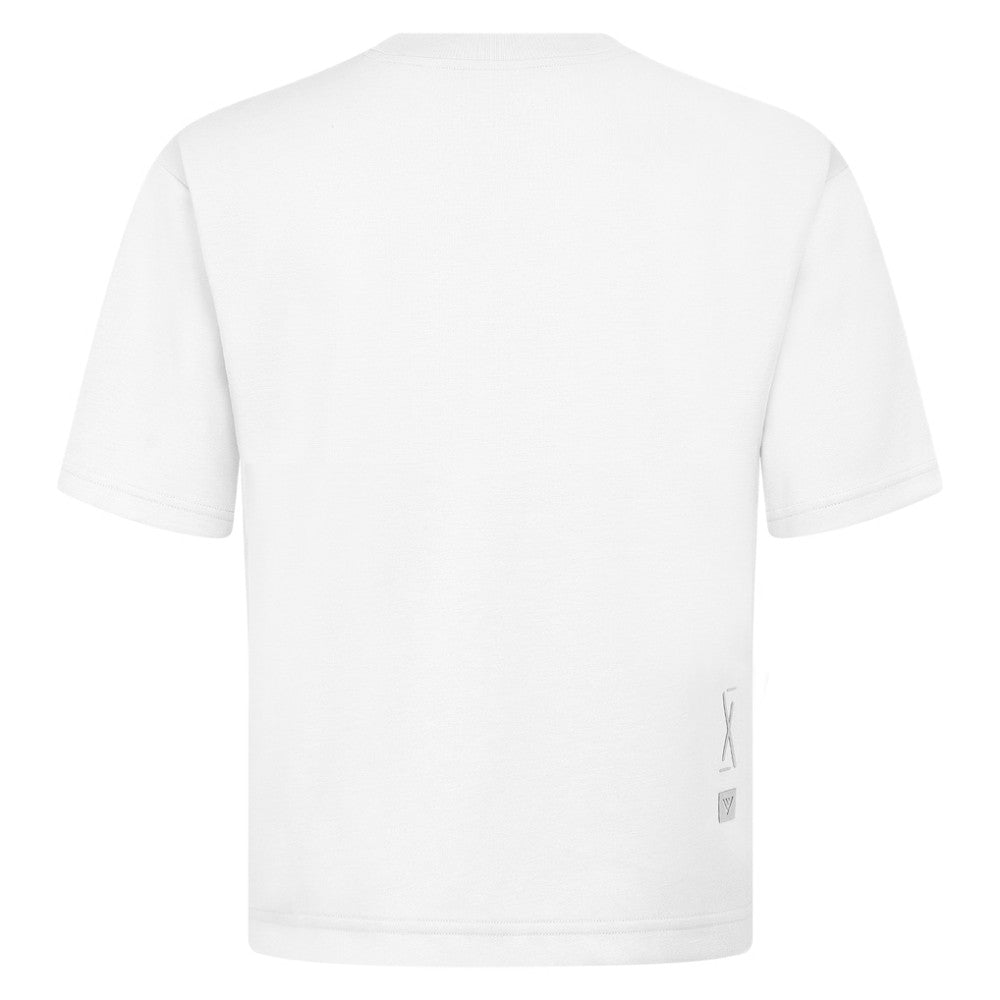 Washington Nationals Levelwear Ethereal Oversized Luxe Signature Knit T-Shirt - White T-shirts