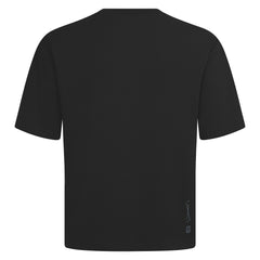 Cincinnati Reds Levelwear Crossway Oversized Luxe Signature Knit T-Shirt - Black T-shirts