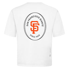 San Francisco Giants Levelwear Register Oversized Luxe Signature Knit T-Shirt - White T-shirts