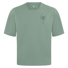 Minnesota Twins Levelwear Register Oversized Luxe Signature Knit T-Shirt - Green T-shirts