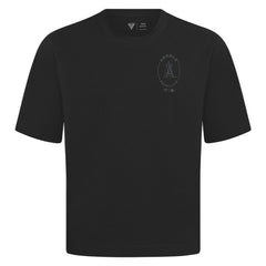 Los Angeles Angels Levelwear Register Oversized Luxe Signature Knit T-Shirt - Black T-shirts