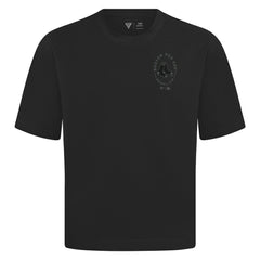 Boston Red Sox Levelwear Register Oversized Luxe Signature Knit T-Shirt - Black T-shirts