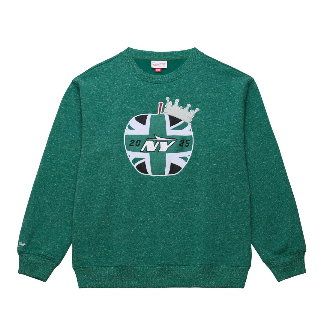 New York Jets Jets In London Throw It Back Fleece Sweatshirt - Green Sweatshirts