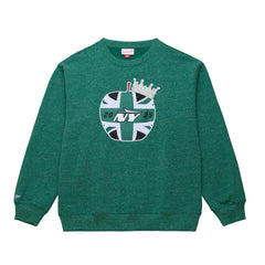 New York Jets Jets In London Throw It Back Fleece Sweatshirt - Green Sweatshirts