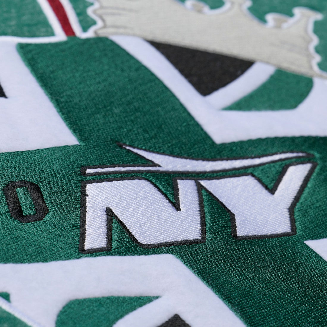 New York Jets Jets In London Throw It Back Fleece Sweatshirt - Green Sweatshirts
