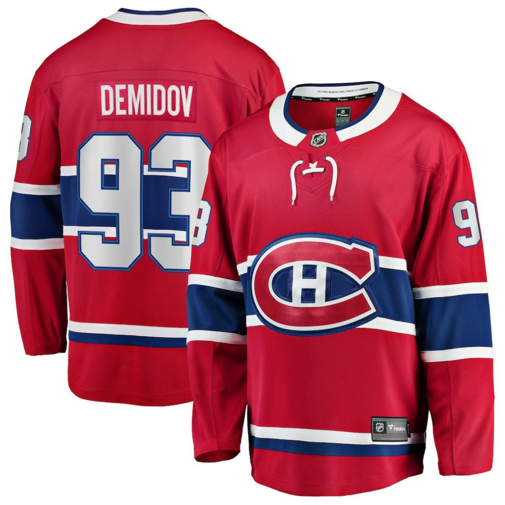 Ivan Demidov Montreal Canadiens Fanatics Home Breakaway Jersey - Red | US 203105446