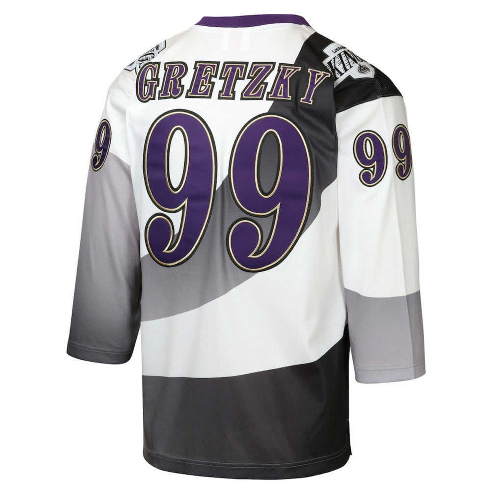 Wayne Gretzky Los Angeles Kings Mitchell & Ness Youth 1995/96 Power Play Throwback Alternate Player Jersey with Captain Patch - White | US 203105825