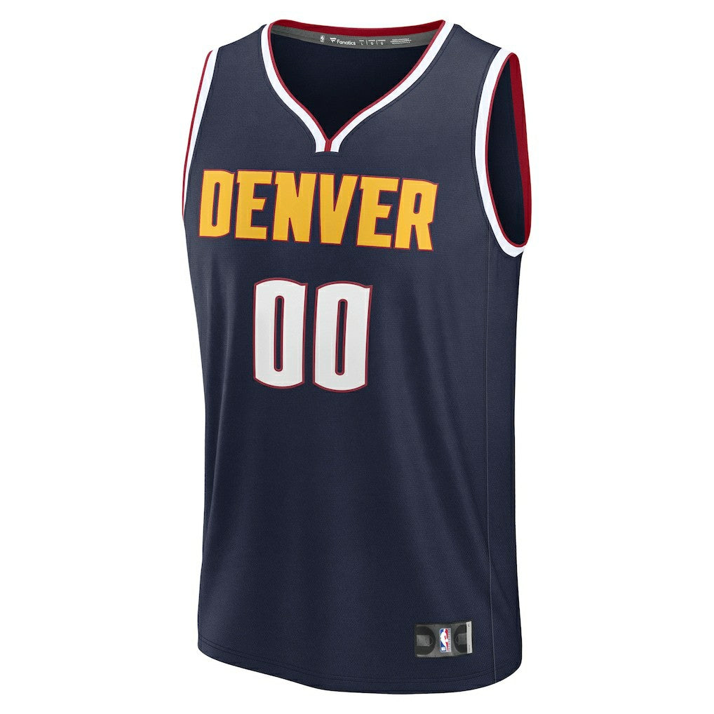 Denver Nuggets Youth Fast Break Custom Replica Jersey Navy Icon Edition - Fanatics outlet
