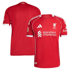 Liverpool 2025/26 Home Jersey Red - Adidas