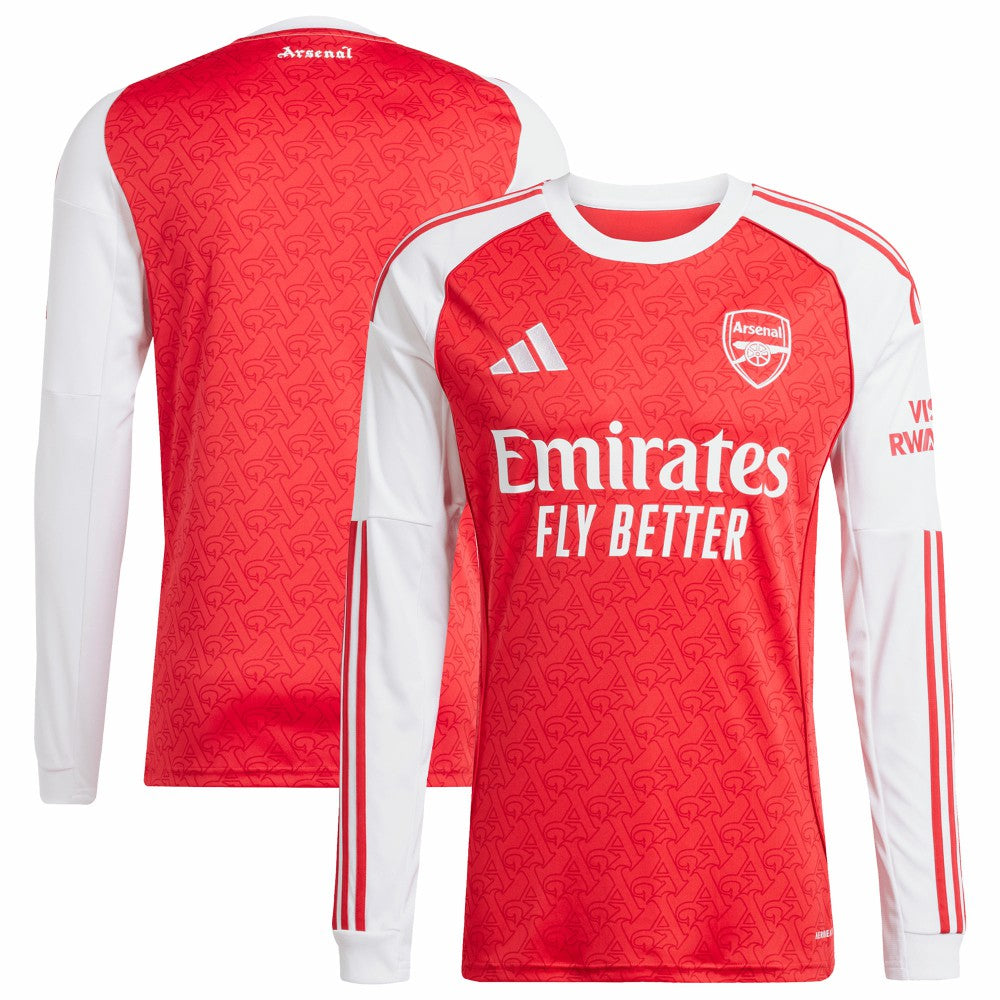 Arsenal 2025/26 Home Replica Long Sleeve Jersey Red - Adidas sale