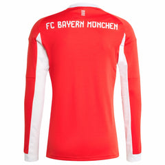 Bayern Munich 2025/26 Home Replica Long Sleeve Jersey Red - Adidas discount