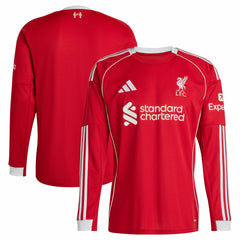 Liverpool 2025/26 Home Replica Long Sleeve Jersey Red - Adidas on sale