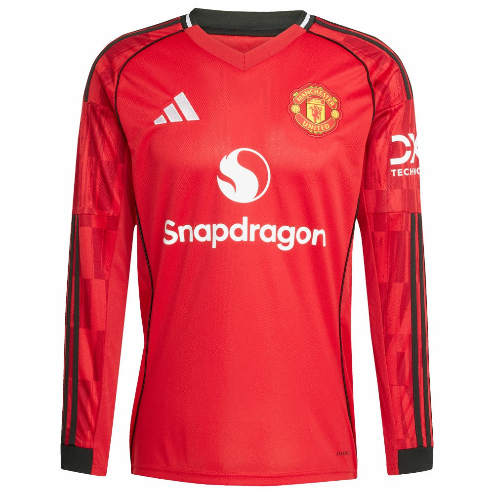 Manchester United Home 2025/26 Replica Long Sleeve Jersey Red - Adidas for sale