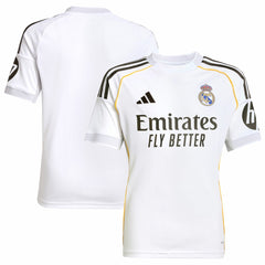 Real Madrid Youth 2025/26 Home Replica Jersey White - Adidas cheap