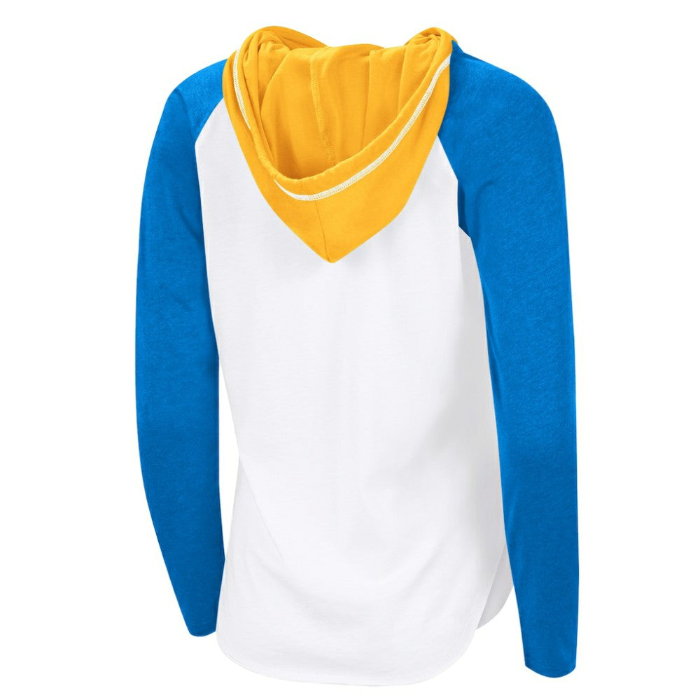 St. Louis Blues G-III 4Her by Carl Banks Women's MVP Hooded Long-Sleeve T-Shirt - White | US 203109359