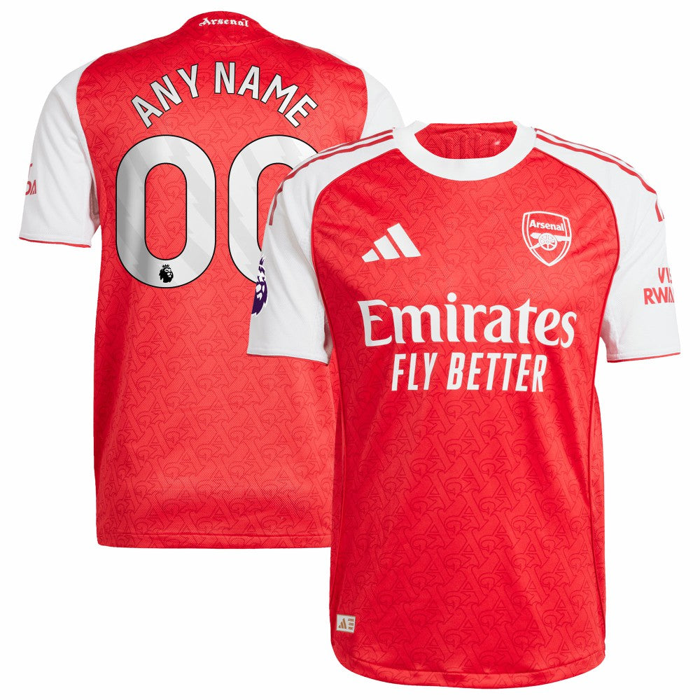 Arsenal 2025/26 Home Custom Jersey Red - Adidas discount