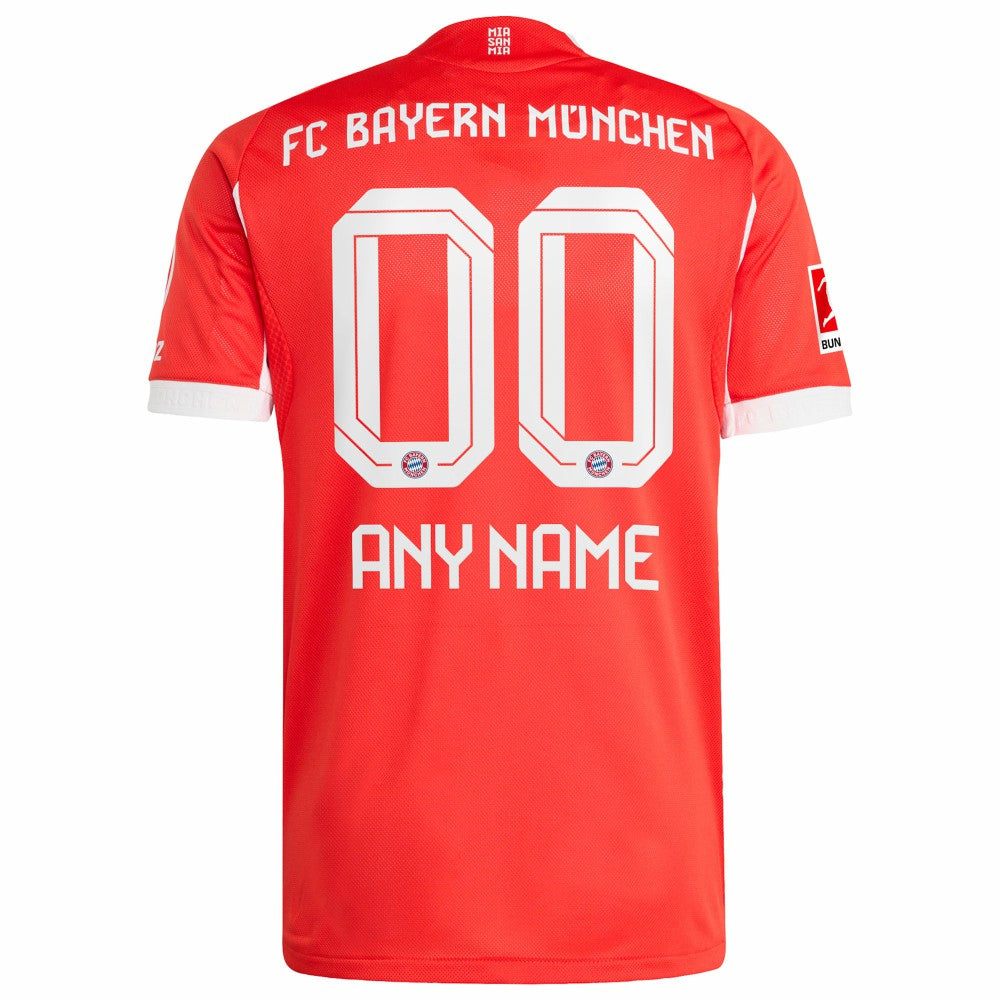 Bayern Munich 2025/26 Home Custom Jersey Red - Adidas