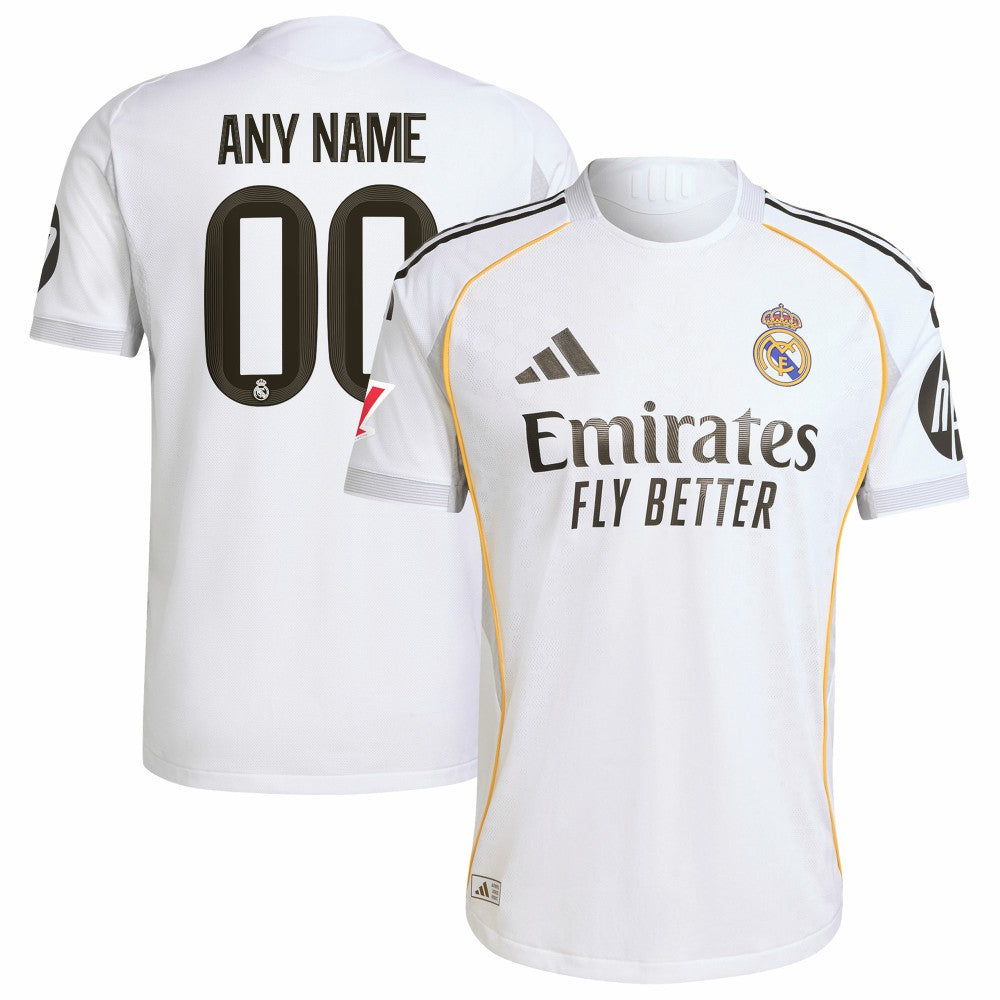 Real Madrid 2025/26 Home Custom Jersey White - Adidas for sale