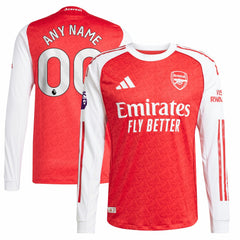 Arsenal 2025/26 Home Long Sleeve Custom Jersey Red - Adidas outlet