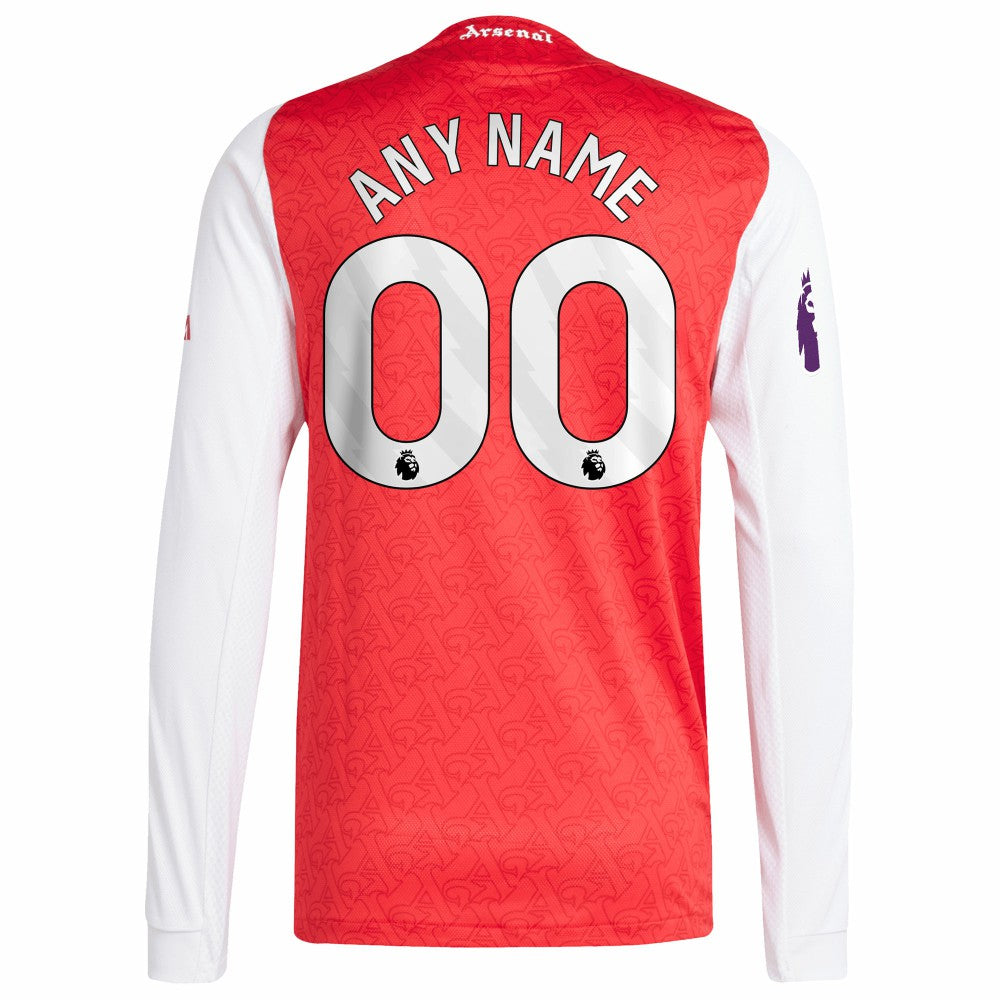 Arsenal 2025/26 Home Long Sleeve Custom Jersey Red - Adidas outlet