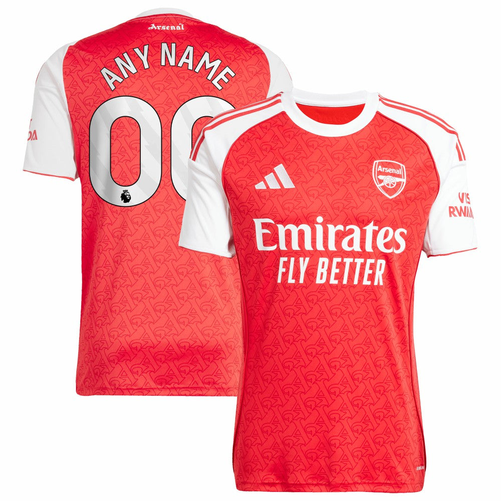 Arsenal 2025/26 Home Replica Custom Jersey Red - Adidas for sale