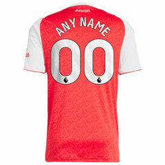 Arsenal 2025/26 Home Replica Custom Jersey Red - Adidas for sale