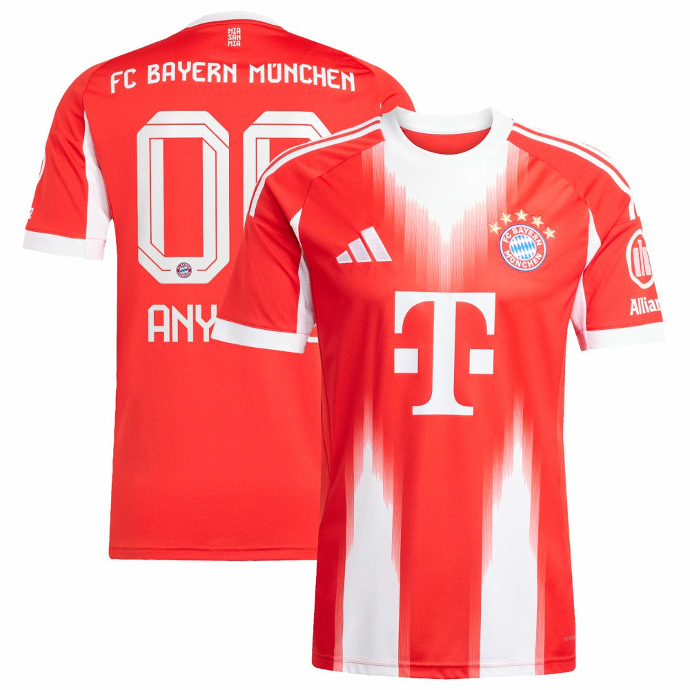 Bayern Munich 2025/26 Home Replica Custom Jersey Red - Adidas on sale