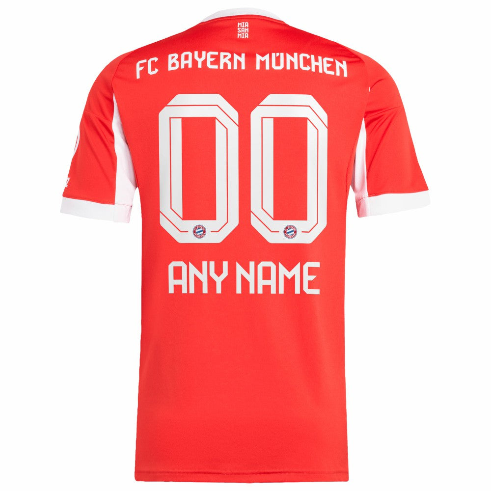 Bayern Munich 2025/26 Home Replica Custom Jersey Red - Adidas on sale