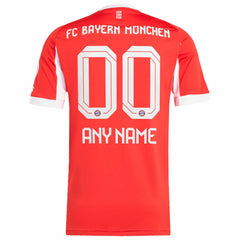 Bayern Munich 2025/26 Home Replica Custom Jersey Red - Adidas on sale