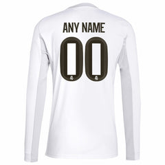 Real Madrid 2025/26 Home Replica Long Sleeve Custom Jersey White - Adidas on sale