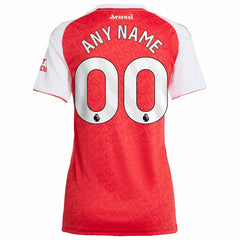 Arsenal Women's 2025/26 Home Replica Custom Jersey Red - Adidas cheap