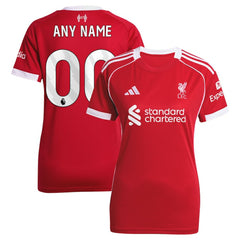 Liverpool Women's 2025/26 Home Custom Replica Jersey Red - Adidas discount