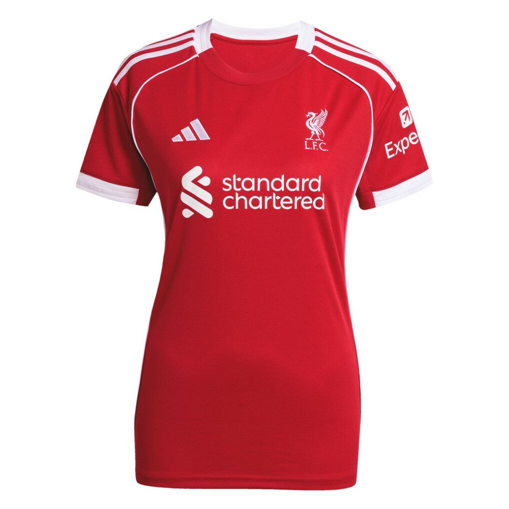 Liverpool Women's 2025/26 Home Custom Replica Jersey Red - Adidas discount