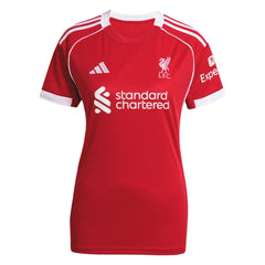 Liverpool Women's 2025/26 Home Custom Replica Jersey Red - Adidas discount