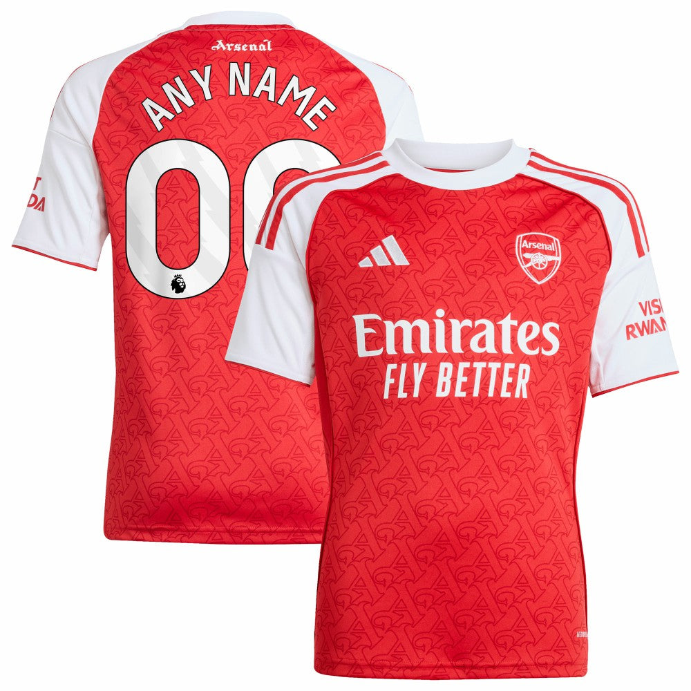Arsenal Youth 2025/26 Home Replica Custom Jersey Red - Adidas online