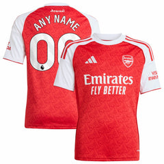 Arsenal Youth 2025/26 Home Replica Custom Jersey Red - Adidas online