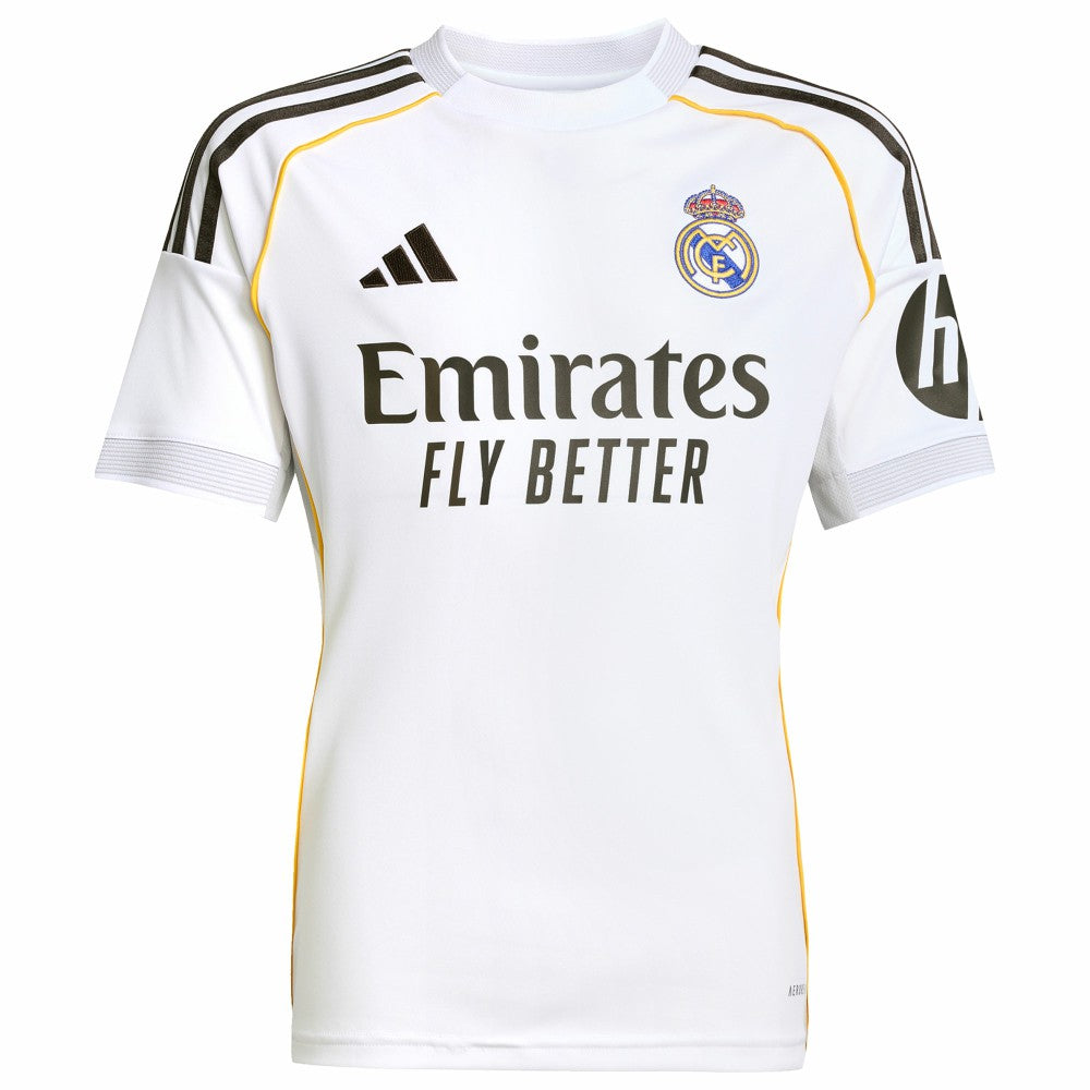 Real Madrid Youth 2025/26 Home Replica Custom Jersey White - Adidas discount
