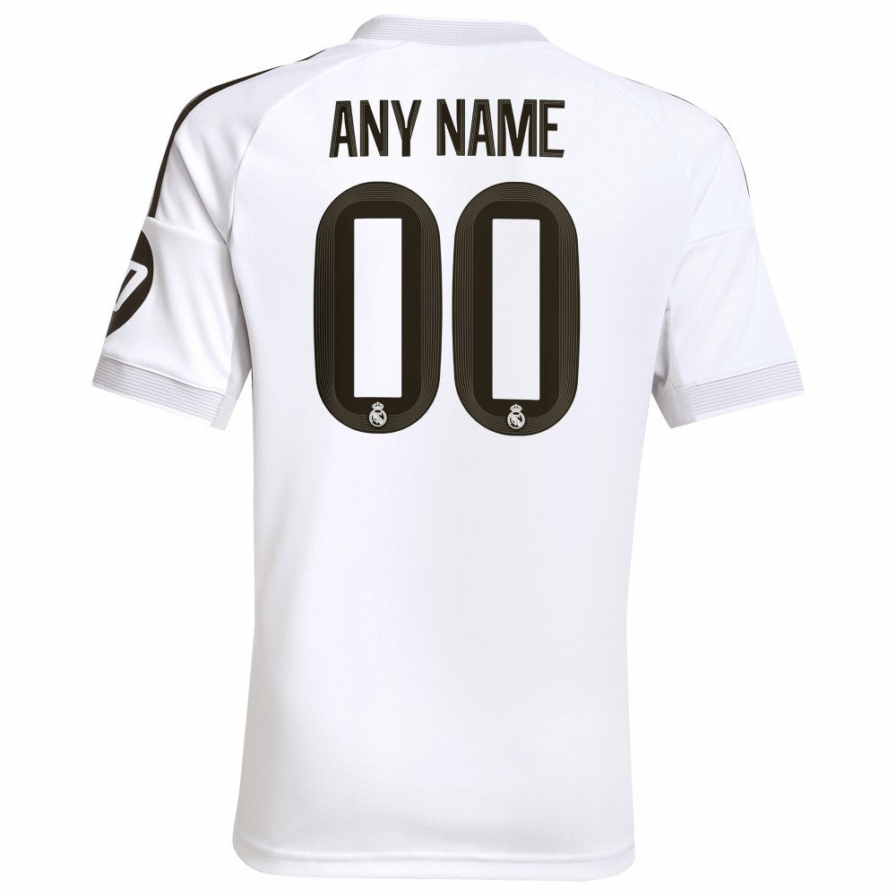 Real Madrid Youth 2025/26 Home Replica Custom Jersey White - Adidas discount