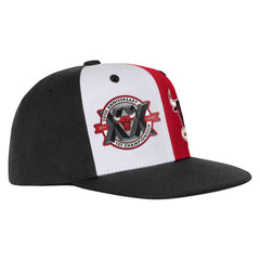 Chicago Bulls Youth 20th Anniversary Duo Front Snapback Hat Black - Mitchell & Ness