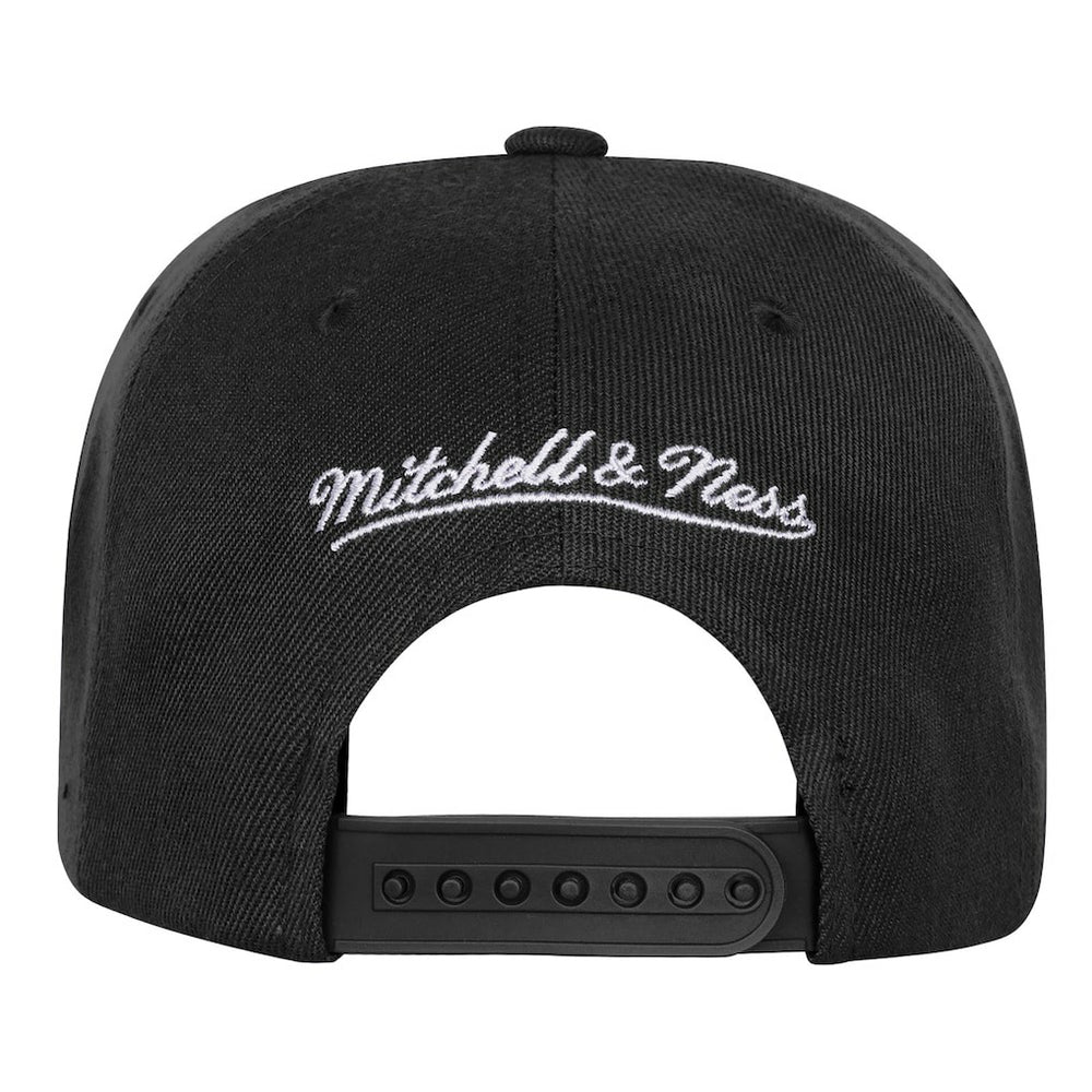 Chicago Bulls Youth 20th Anniversary Duo Front Snapback Hat Black - Mitchell & Ness